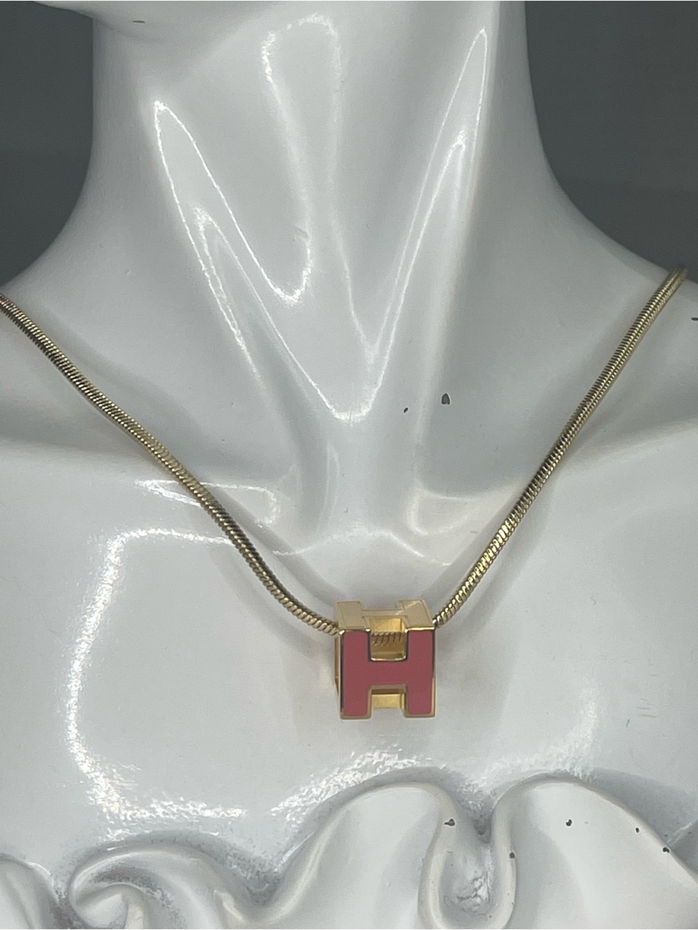 Hermès Mini Pop H pendant with unbranded chain - Picture 10 of 10